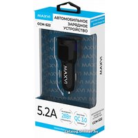 Автомобильное зарядное Maxvi CCM-522 (черный)