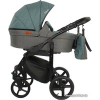 Универсальная коляска Ray Teresa Lux (2 в 1, 3/темный бирюзовый/графит)