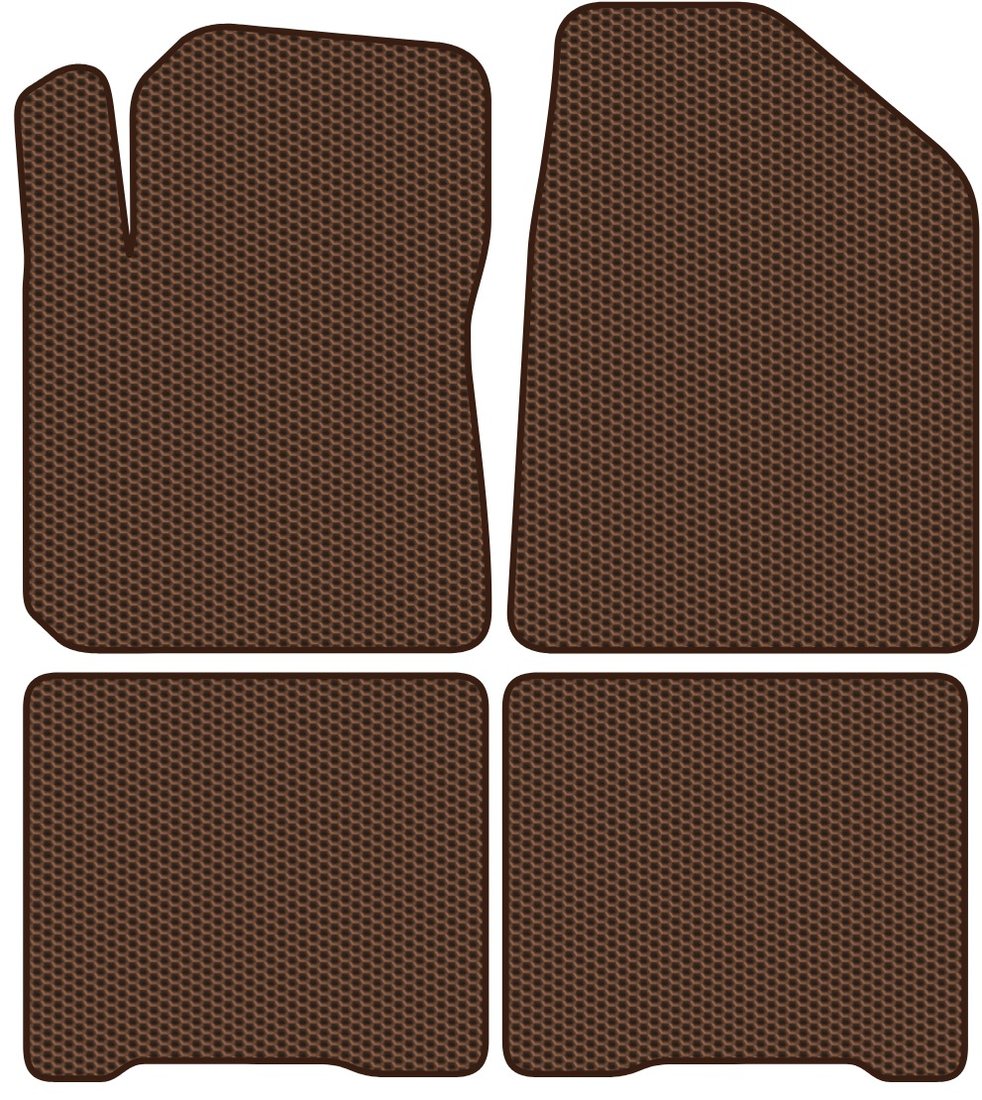 

Комплект ковриков для авто Alicosta Chery Bonus 3 (седан / A19) 2014 - 2016 (коричневый, сота)