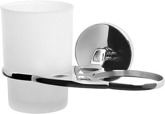 Стакан для зубной щетки и пасты Bisk Chroma 01427