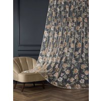 Тюль Arya Roza 300x250 8001885870599 (коричневый/зеленый)