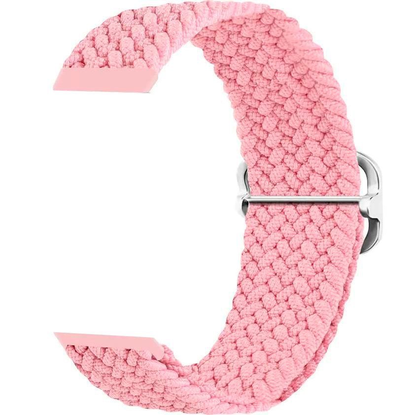 

Ремешок Rumi Wick из плетеного нейлона для Huawei Band 7 (розовый)