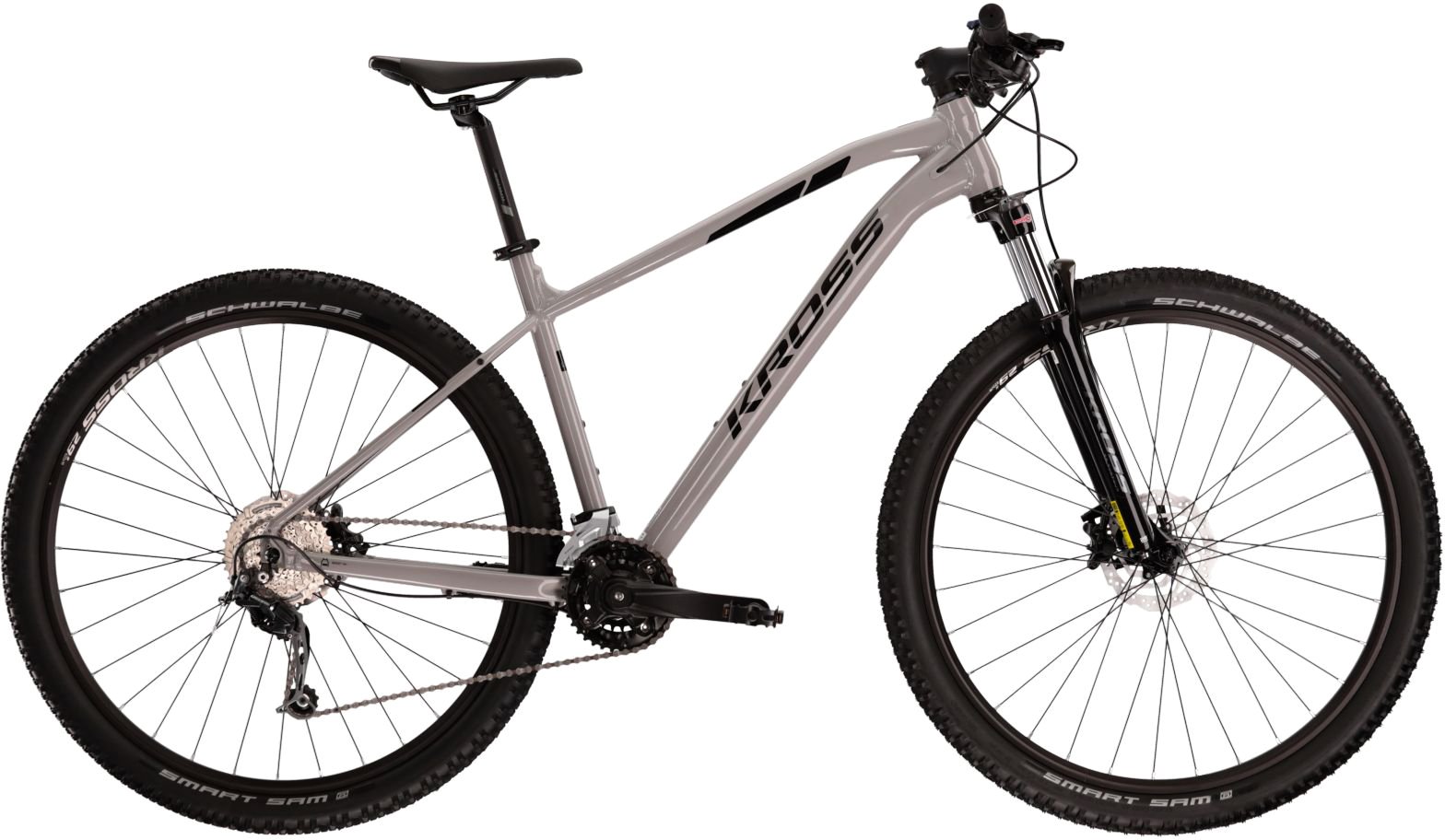 

Велосипед Kross Level 3.0 XL/20" 2021 (gray black gloss)
