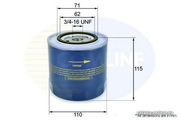 Масляный фильтр Comline EOF052