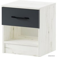 Тумба Памир Беатрис прикроватная (крафт белый/антрацит)