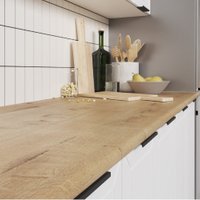 Готовая кухня Mio Tesoro Корнелия Ода-плюс 2.4 (белый/дуб бунратти)