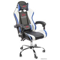 Игровое (геймерское) кресло Calviano Ultimato (черный/белый/голубой)