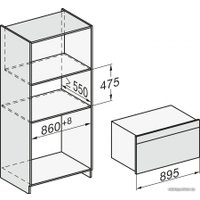 Электрический духовой шкаф Miele H 7890 BP EDST/CLST в Бресте