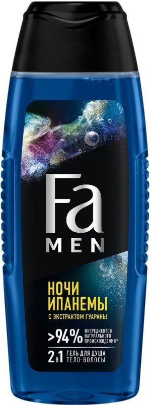 

Fa Гель для душа Men Ритмы Бразилии. Ночи Ипанемы для тела и волос 250 мл