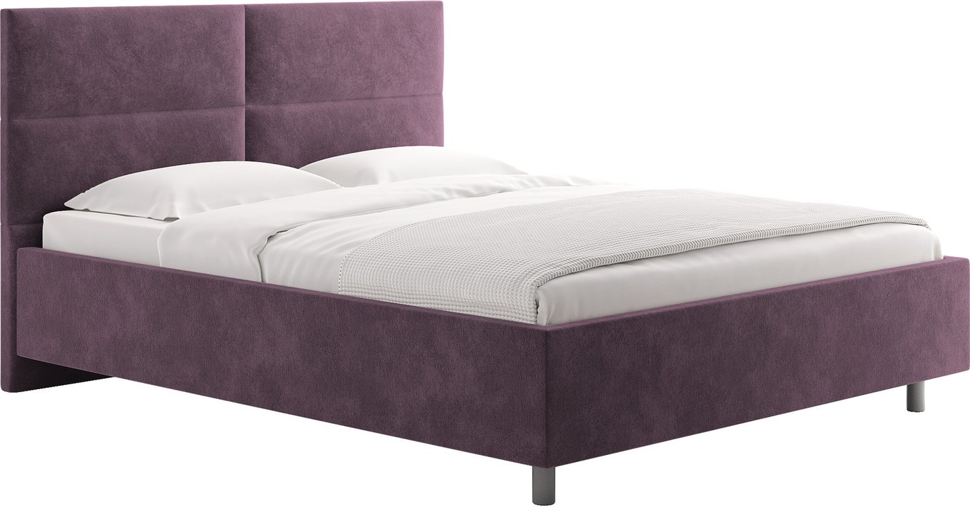 Кровать Сонум Omega 160x200 (микровелюр лаванда)