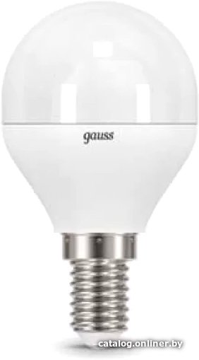 Светодиодная лампочка Gauss LED-M G45 7W 630lm 4000K E14 10501272