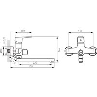 Смеситель Ferro BTG3A