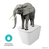 Унитаз подвесной OWL 1975 Vatter Ruta H mini Slim с сиденьем DP микролифт OWLT190403S