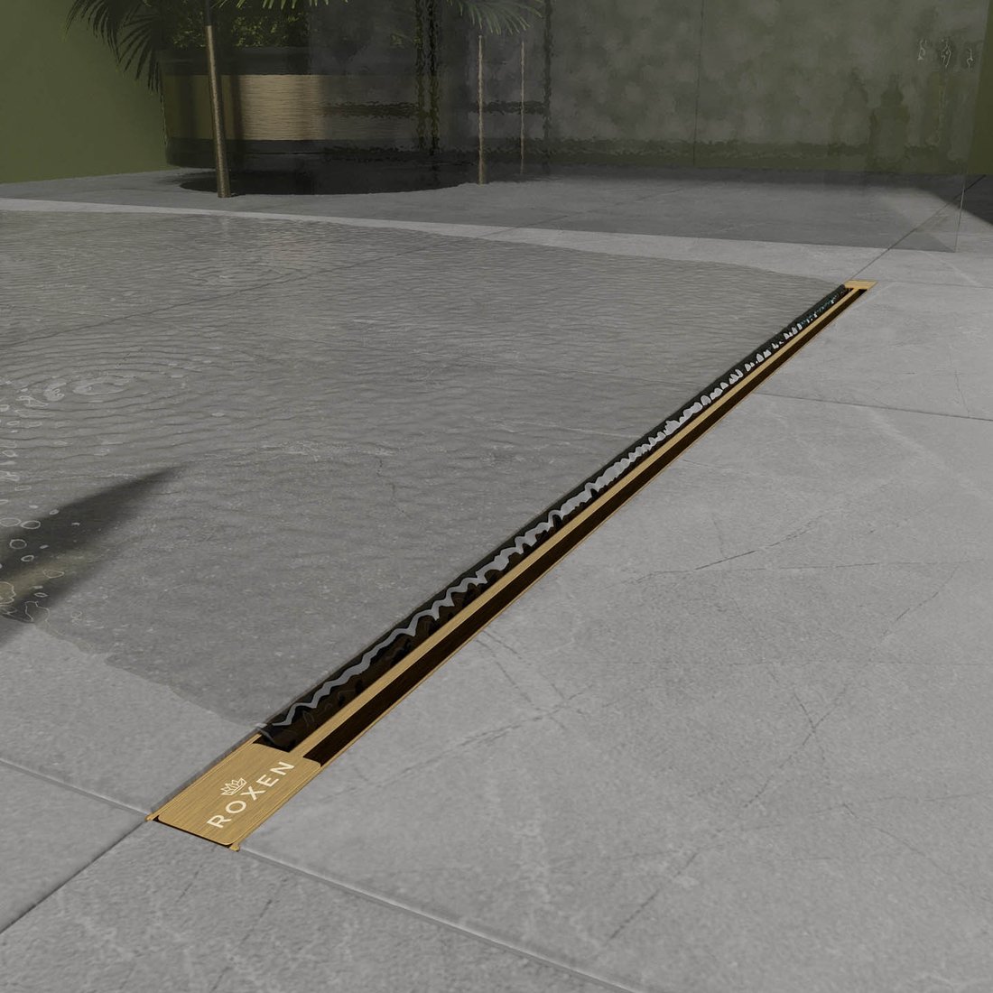 

Трап/канал Roxen Slim Gold 91060-80GB