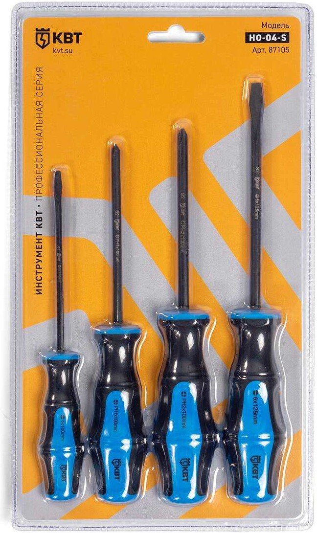 

Набор отверток КВТ 87105 (4 предмета)
