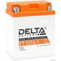 Мотоциклетный аккумулятор Delta CT 1214.1 (YB14-BS, YTX14AH, YTX14AH-BS) (14 А·ч)