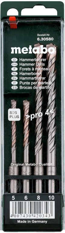 

Набор буров Metabo 630580000 (4 предмета)