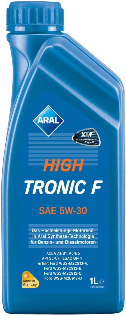 

Моторное масло Aral High Tronic F SAE 5W-30 1л