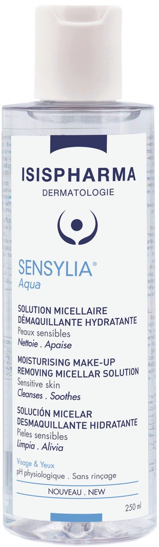 

ISISPHARMA Sensylia Aqua Увлажняющая мицеллярная вода для снятия макияжа для чувствительной и обезвоженной кожи 250 мл