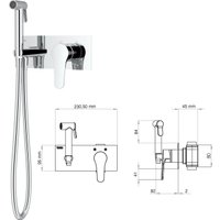 Гигиенический душ Teska Elsa Pro BTK6406