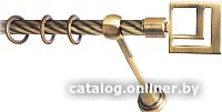 

Карниз для штор Lm Decor Квадро 179 1р витой (антик, 3м)
