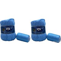 Набор пряжи для вязания ХоббиБум Пух норки 890 50 г 340 м (небесный)