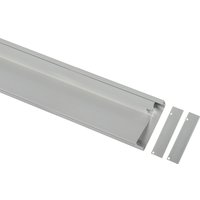 Алюминиевый профиль ЭРА Комплект с накладным анодированным профилем ЭРА 8018 80х18мм 2м