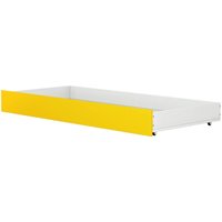 Кровать Polini Kids Mirum 1915 c ящиком (белый/желтый)