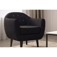 Интерьерное кресло Divan Роттердам 46325 (Velvet Black)