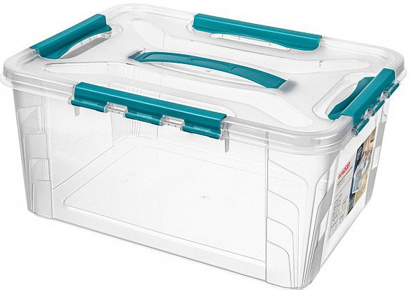 

Ящик для хранения Econova Grand Box 433200402 15.3 л (голубой)