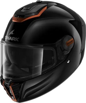 Мотошлем Shark Spartan Rs Blank Sp (р. L, черный/коричневый)