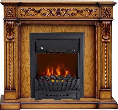 

Каминокомплект Smolcom Neapol STD-ASP с Aspen Black (дуб антик)