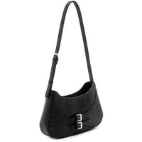 Женская сумка Souffle 218 2185001 (черный кайман эластичный)