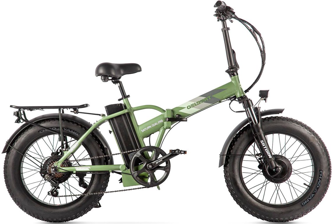 Электровелосипед Gelbert Saturn Dual PRO (хаки)