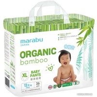 Трусики-подгузники Marabu Organic Bamboo XL 12+кг (36 шт)