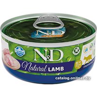 Консервированный корм для кошек Farmina N&D Natural Lamb (с ягненком) 70 г