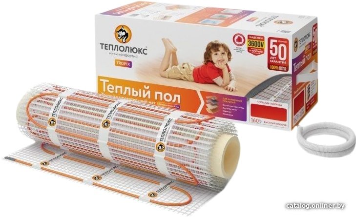 

Нагревательный мат Теплолюкс Tropix МНН 10 кв.м. 1600 Вт