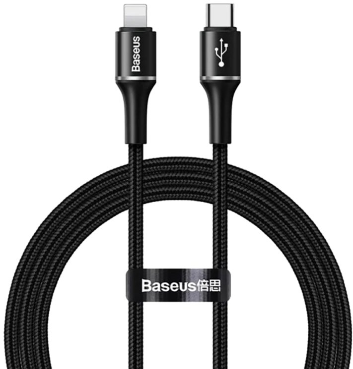 

Кабель Baseus CATLGH-01 USB Type-C - Lightning (1 м, черный)