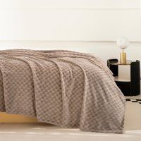 Плед Karven Фланель Евро PL014 JACQAURD v7/Coffee