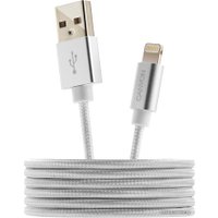 Кабель Canyon MFI-3 CNS-MFIC3PW USB Type-A - Lightning (1 м, белый)