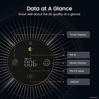 Очиститель воздуха SmartMi Air Purifier P1 ZMKQJHQP11 (международная версия, темно-серый)