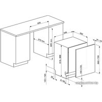 Встраиваемая посудомоечная машина Smeg STP364S