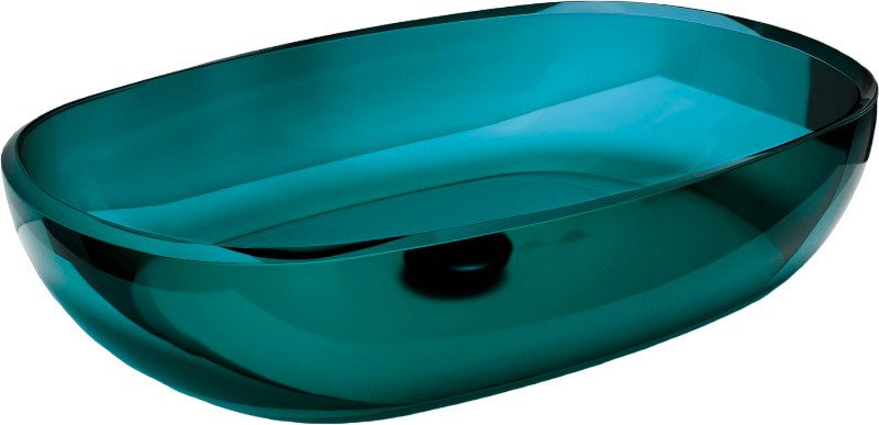 Умывальник Abber Kristall AT2805Aquamarin (бирюзовый)