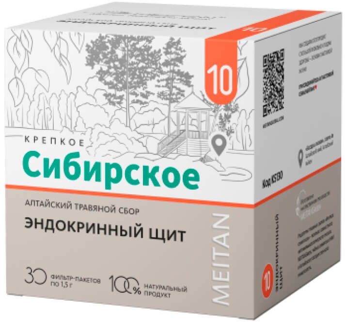 

БАД Meitan Крепкое сибирское №10 Эндокринный щит (30 пакетиков)