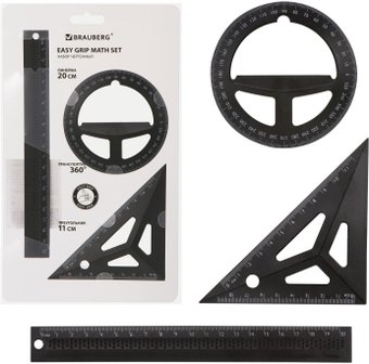 Набор для черчения BRAUBERG 210746 (3 предм.)