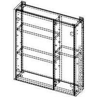  АВН Шкаф с зеркалом Line 60 112.23