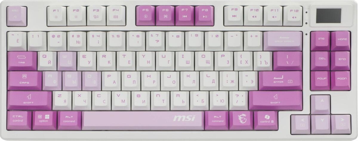 

Клавиатура MSI Forge GK600 TKL Wireless Violet