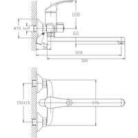 Смеситель Valfex Altarin VF.2237 (хром)