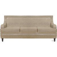 Диван Brioli Луи трехместный (экокожа, L7 бежевый)