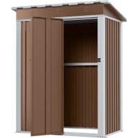  Спстрим с односкатной крышей 1850*1500*900 мм (коричневый)